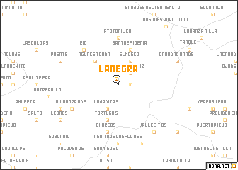 map of La Negra