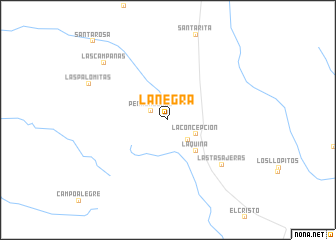 map of La Negra