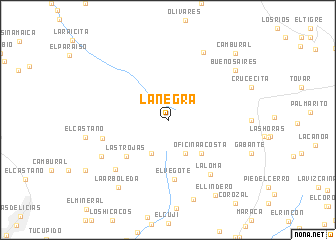 map of La Negra
