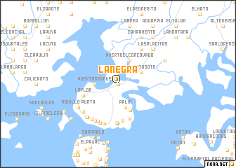 map of La Negra