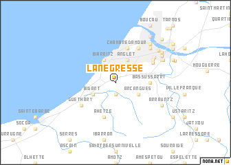 map of La Négresse