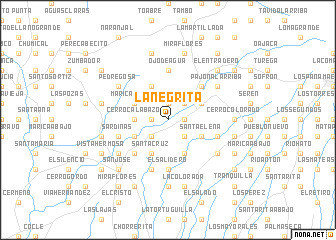 map of La Negrita