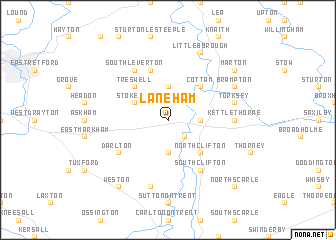 map of Laneham