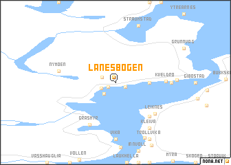 map of Lanesbogen