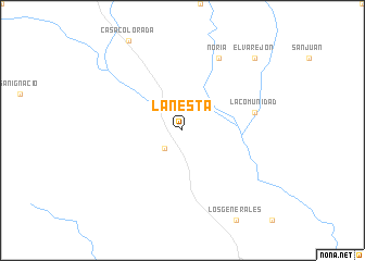 map of La Nesta