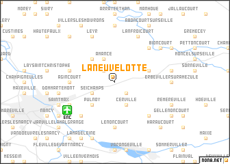 map of Laneuvelotte