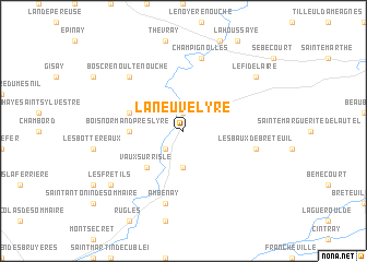 map of La Neuve-Lyre