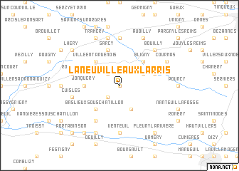 map of La Neuville-aux-Larris