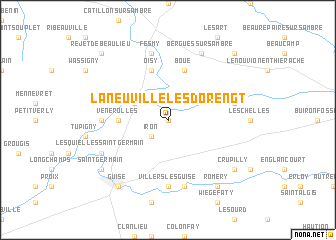 map of La Neuville-lès-Dorengt