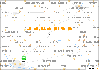 map of La Neuville-Saint-Pierre