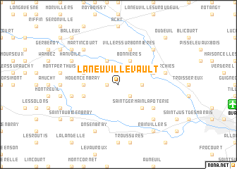 map of La Neuville-Vault