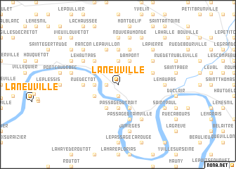 map of La Neuville