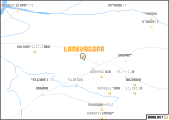 map of Laneva Gora