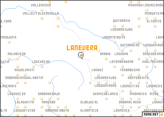 map of La Nevera