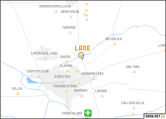 map of Lane