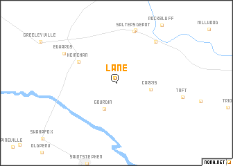 map of Lane