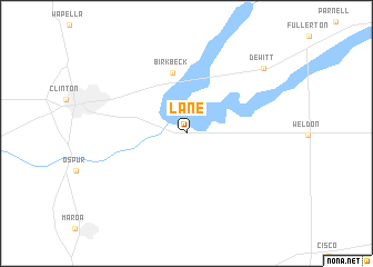 map of Lane