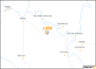 map of Lane