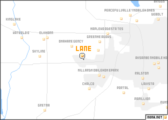 map of Lane