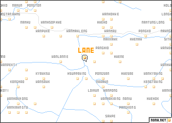 map of La-ne