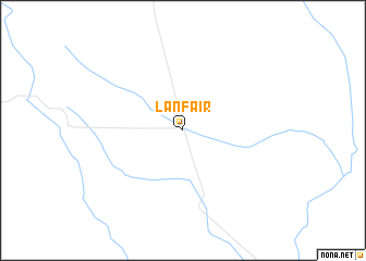 map of Lanfair