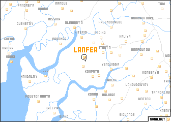 map of Lanféa