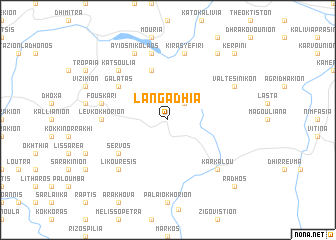 map of Langádhia