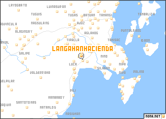 map of Langahan Hacienda