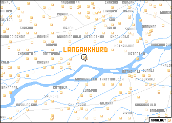 map of Langāh Khurd