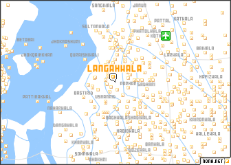 map of Langāhwāla