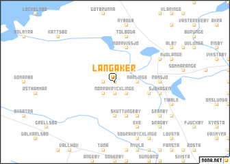 map of Långåker