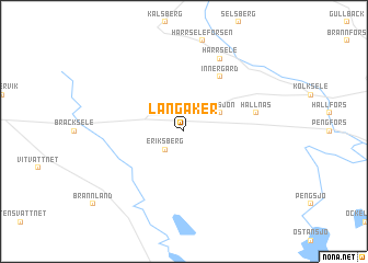 map of Långåker