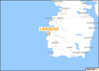 map of Langåker