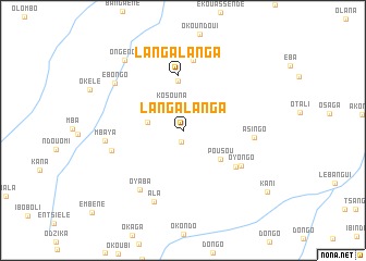 map of Langalanga