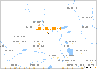 map of Lāngaljhora
