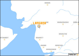 map of Langana