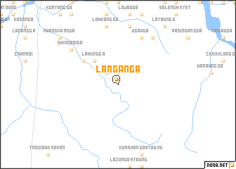 map of La-ngan Ga