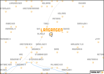 map of Långängen