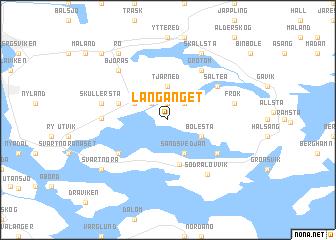 map of Långänget