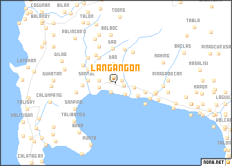 map of Langangon