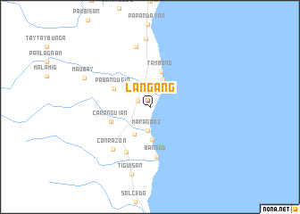 map of Langang