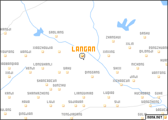 map of Langan