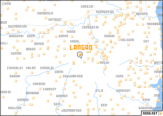 map of Langāo