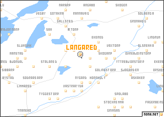 map of Långared