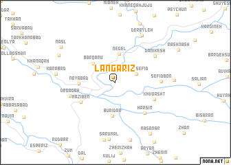 map of Langarīz