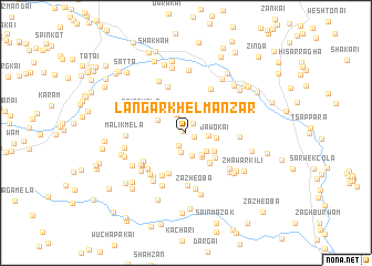 map of Langar Khel Manzar