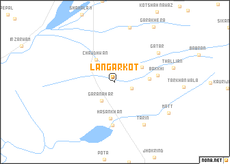 map of Langar Kot