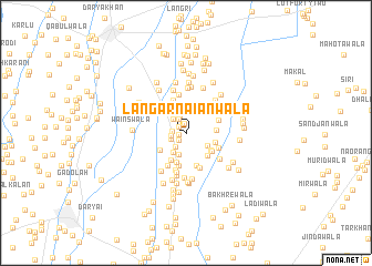 map of Langar Nāiānwāla
