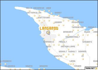 map of Långaröd