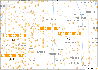 map of Langarwāla